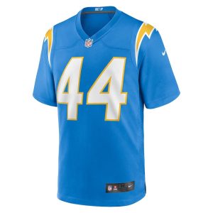 Mens Los Angeles Chargers Tanner Muse Team Game Jersey Powder Blue