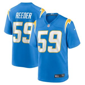 Mens Los Angeles Chargers Troy Reeder Team Game Jersey Powder Blue