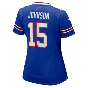 Womens Buffalo Bills Braydon Johnson Nike Royal Team Game Jersey 3