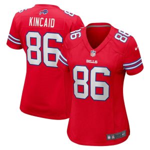 Womens Buffalo Bills Dalton Kincaid Nike Alternate Game Jersey Red