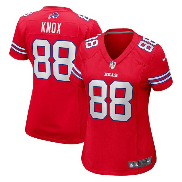 Womens Buffalo Bills Dawson Knox Nike Alternate Game Jersey Red