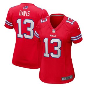 Womens Buffalo Bills Gabe Davis Nike Alternate Game Jersey Red