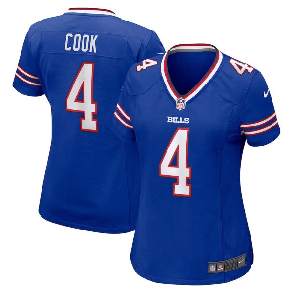 Womens Buffalo Bills James Cook Nike Royal Game Player Jersey