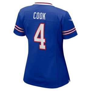 Womens Buffalo Bills James Cook Nike Royal Game Player Jersey 3