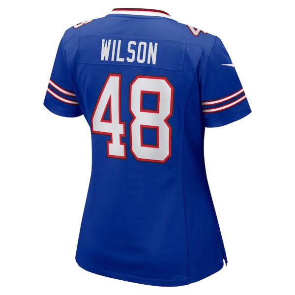 Womens Buffalo Bills Joel Wilson Nike Royal Team Game Jersey