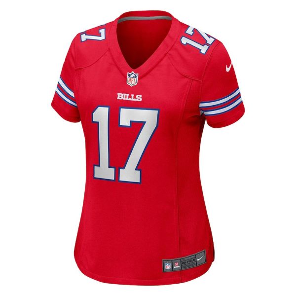 Womens Buffalo Bills Josh Allen Nike Alternate Game Jersey Red