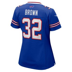 Womens Buffalo Bills Kyron Brown Nike Royal Game Jersey 3