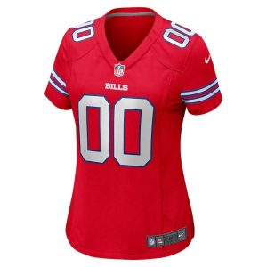 Womens Buffalo Bills Nike Alternate Custom Game Jersey Red