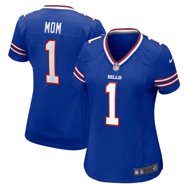 Womens Buffalo Bills Number 1 Mom Nike Royal Game Jersey