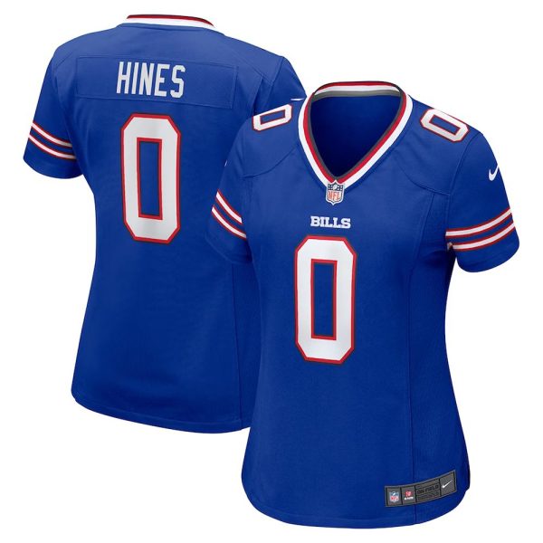 Womens Buffalo Bills Nyheim Hines Nike Royal Game Player Jersey