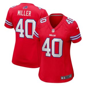 Womens Buffalo Bills Von Miller Nike Alternate Game Jersey Red