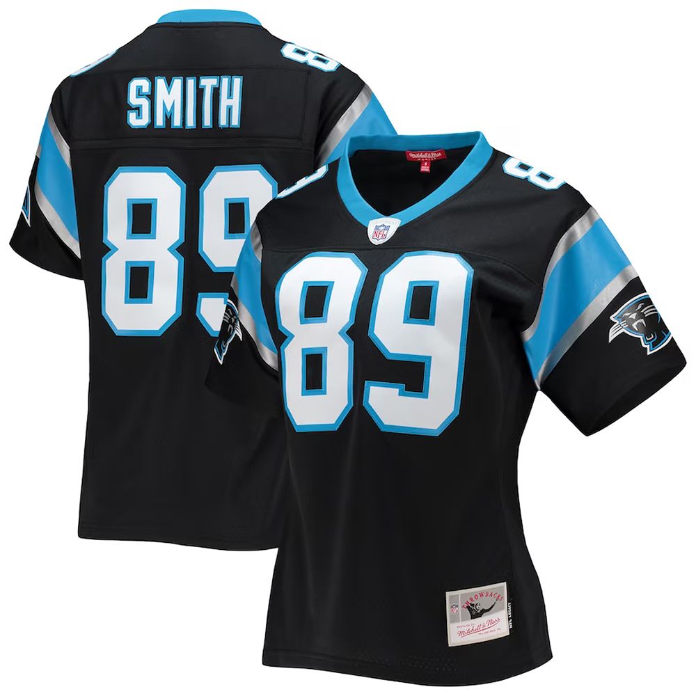 Womens Carolina Panthers Steve Smith Mitchell & Ness Legacy Replica Player Jersey Black