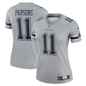 Women's Nike Dak Prescott Gray Dallas Cowboys Inverted Legend Jersey