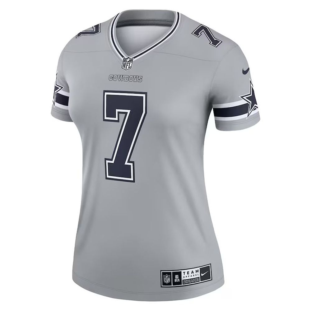 Lids Trevon Diggs Dallas Cowboys Nike Inverted Legend Jersey - Gray