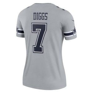 Trevon Diggs Dallas Cowboys Nike Women's Inverted Legend Jersey - Silver