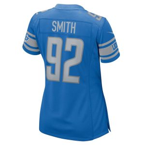 Womens Detroit Lions Chris Smith Nike Blue Team Game Jersey 2