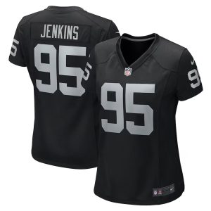 Womens Las Vegas Raiders John Jenkins Game Jersey Black