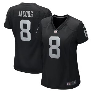 Womens Las Vegas Raiders Josh Jacobs Game Player Jersey Black