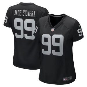 Womens Las Vegas Raiders Nesta Jade Silvera Team Game Jersey Black