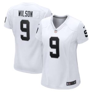 Womens Las Vegas Raiders Tyree Wilson Game Jersey White