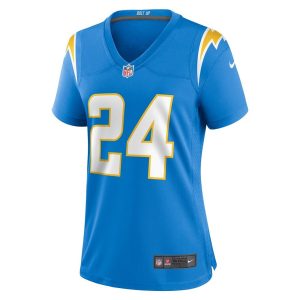 Womens Los Angeles Chargers AJ Finley Team Game Jersey Powder Blue