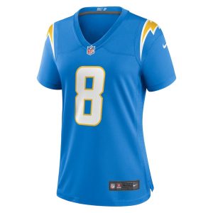 Womens Los Angeles Chargers Max Duggan Team Game Jersey Powder Blue