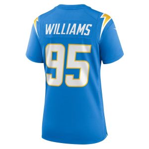 Womens Los Angeles Chargers Nicholas Williams Team Game Jersey Powder Blue 3