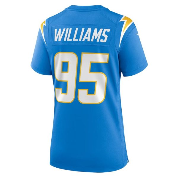 Womens Los Angeles Chargers Nicholas Williams Team Game Jersey Powder Blue