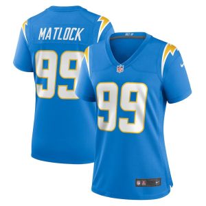 Womens Los Angeles Chargers Scott Matlock Team Game Jersey Powder Blue