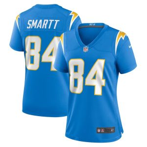 Womens Los Angeles Chargers Stone Smartt Team Game Jersey Powder Blue