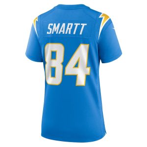 Womens Los Angeles Chargers Stone Smartt Nike Team Game Jersey Powder Blue 3