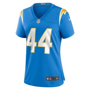 Womens Los Angeles Chargers Tanner Muse Team Game Jersey Powder Blue