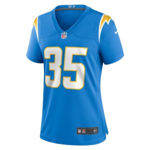 Womens Los Angeles Chargers Terrell Bynum Team Game Jersey Powder Blue