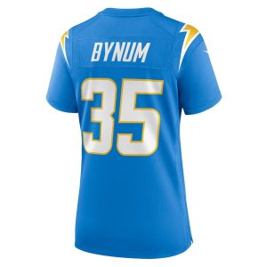 Womens Los Angeles Chargers Terrell Bynum Nike Team Game Jersey Powder Blue 3