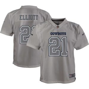 Ezekiel Elliott Dallas Cowboys Nike Girls Youth Team Game Jersey - Navy