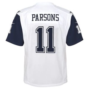 Youth Nike Micah Parsons Navy Dallas Cowboys Alternate Game Jersey