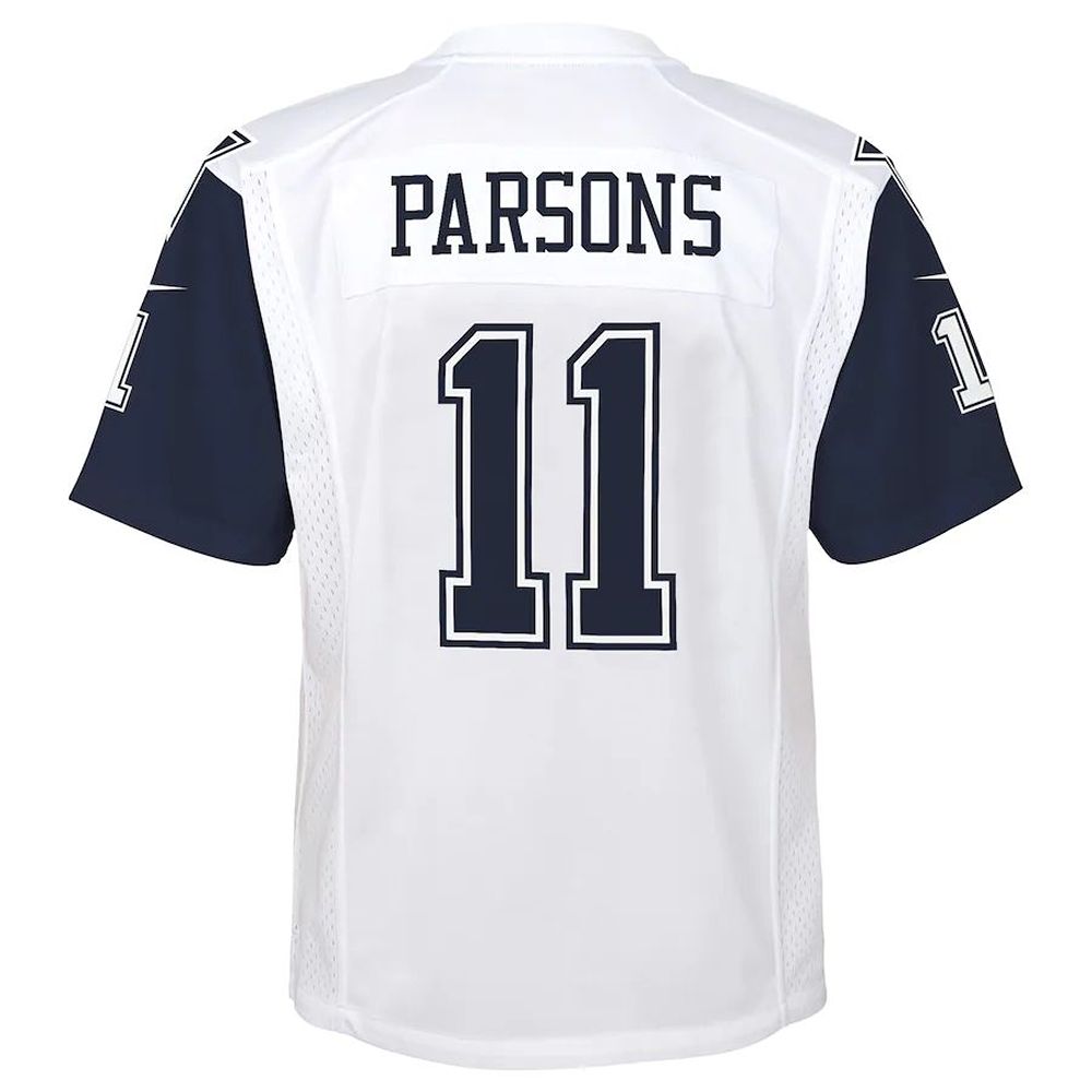 Men's Nike Micah Parsons White Dallas Cowboys Alternate 2 Vapor Limited  Jersey