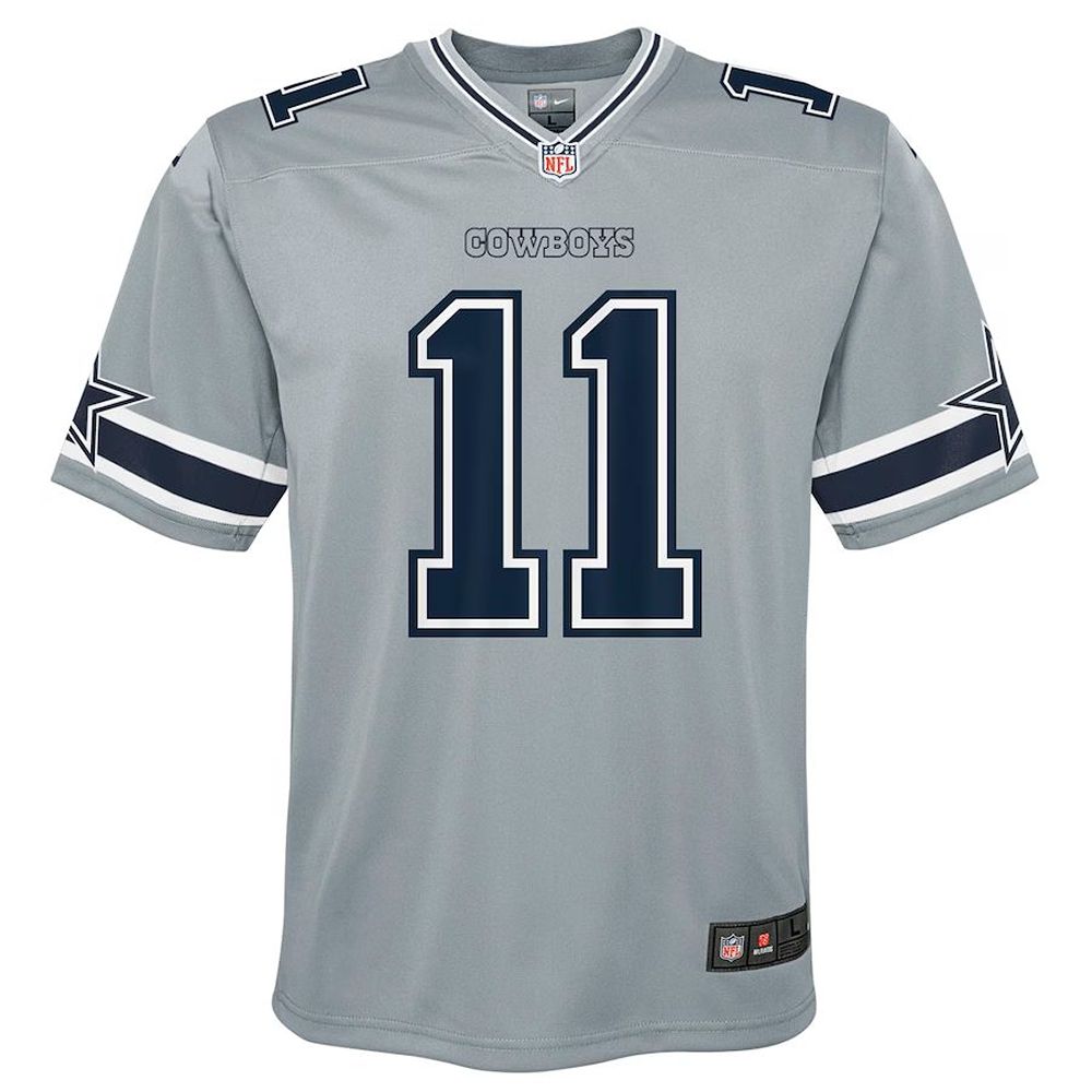 Youth Nike Trevon Diggs Gray Dallas Cowboys Inverted Game Jersey