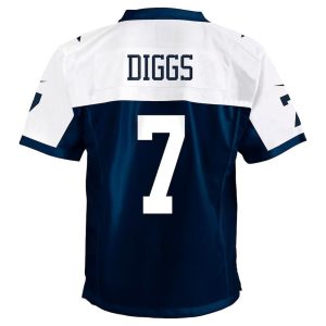 Men's Nike Trevon Diggs Navy Dallas Cowboys Game Jersey Size: Small