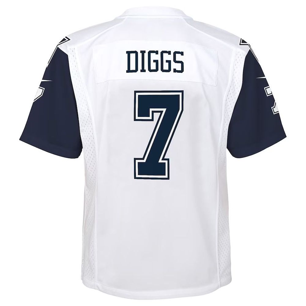 Women's Nike Trevon Diggs White Dallas Cowboys Team Game Jersey