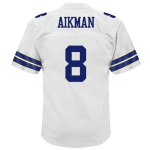 Youth Mitchell & Ness Troy Aikman White Dallas Cowboys Retired Player  Legacy Jersey