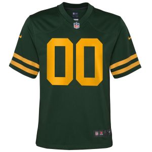 Men's Green Bay Packers Nike Navy Blue Elite Custom Alternate Jersey