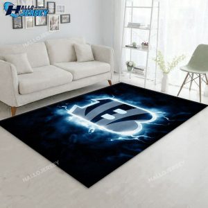 Cincinnati Bengals For Living Room Rectangle Rug