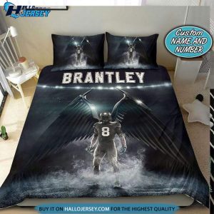 American Football Wing Custom Name Bedding Set