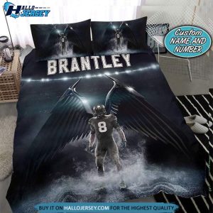 American Football Wing Custom Name Bedding Set