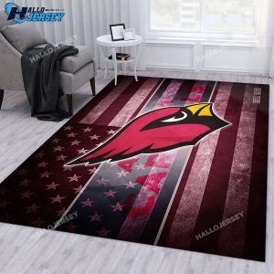 Arizona Cardinals Christmas Home Decor Rug