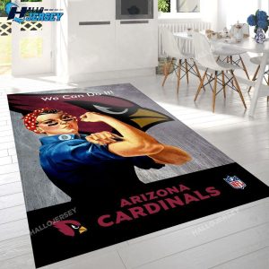 Arizona Cardinals Logo Area Gift Bedroom Rug