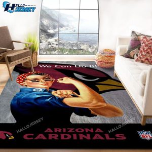 Arizona Cardinals Logo Area Gift Bedroom Rug