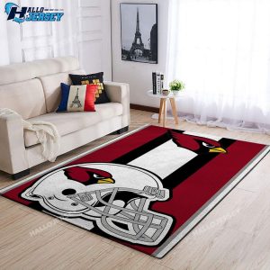 Arizona Cardinals Team Logo Helmet Rug