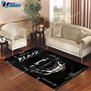 Atlanta Falcons All Black Area Rug